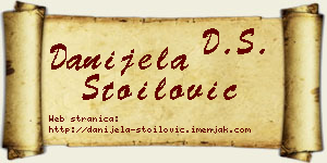 Danijela Stoilović vizit kartica